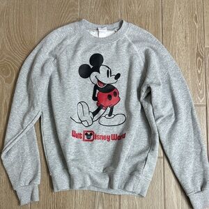 Walt Disney World Mickey Mouse Gray Sweatshirt
